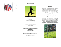 First Touch - OLIVER AMES SOCCER