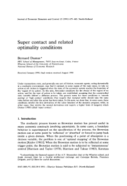 Super contact and related optimality conditions