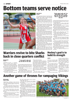 Another game of thrones for rampaging Vikings Warriors revive to