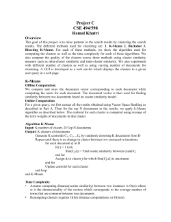 Project C CSE 494/598 Hemal Khatri