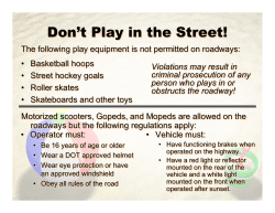 Don`t Play in the Street!