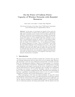 On the Power of Uniform Power: Capacity of Wireless Networks with
