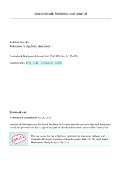Tolerance in algebraic structures. II
