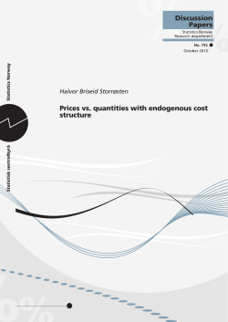 Prices vs. quantities with endogenous cost structure