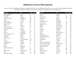 Midwestern Fortune 500 Companies