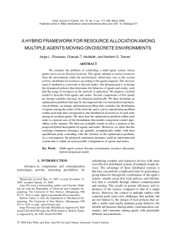A hybrid framework for resource allocation among multiple agents