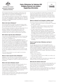 1444i - Department of Immigration and Border Protection