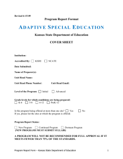 national council for accreditation of teacher education