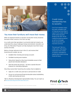 First Tech Federal Credit Union - Rocky Mountain Relocation Council