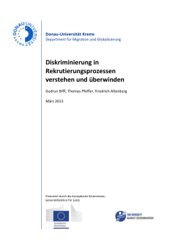 Diskriminierung in Rekrutierungsprozessen verstehen und