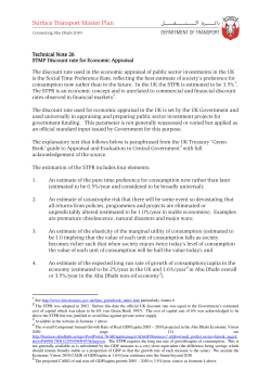 26.Discount Rate for Economic Appraisal