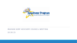 10/30/15 Ad Council Powerpoint - Ingham Great Start Collaborative