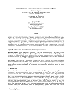 customer churn, classification model, data mining, and decision