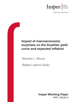 Impact of macroeconomic surprises on the brazilian yield