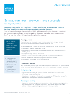 Schwab can help make your move successful