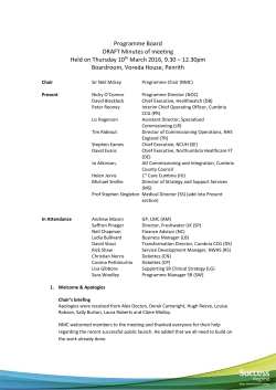 Success Regime Board minutes, 10 March 2016