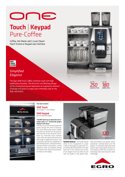 Touch | Keypad Pure-Coffee