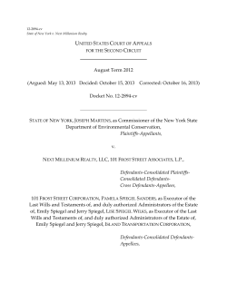 State of New York v. Next Millenium Realty