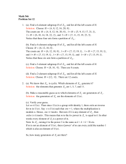 Math 546 Problem Set 12 1. (a). Find a 6