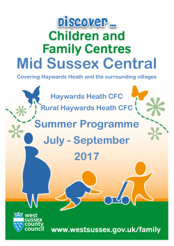 Haywards Heath programme
