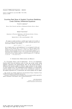 Counting Real Zeros of Analytic Functions Satisfying Linear