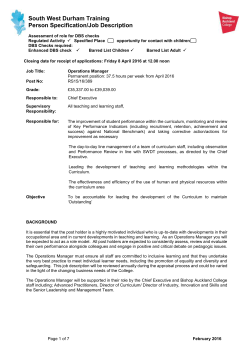 full job specification