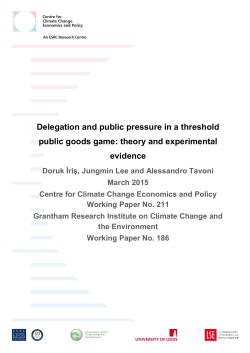 Delegation and public pressure in a threshold public goods