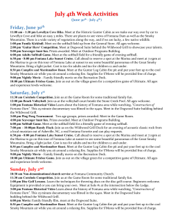 July 4th Week Activities
