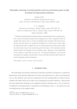 Self-similar clustering of inertial particles and zero