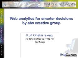 Benefits of Ris Web Analytics