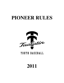 Team/Player Eligibility - Tualatin Youth Baseball