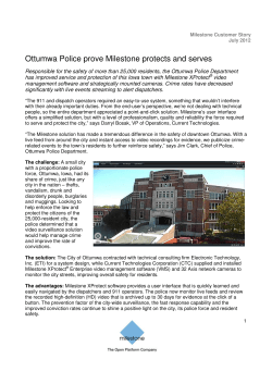 Ottumwa Police prove Milestone protects and serves