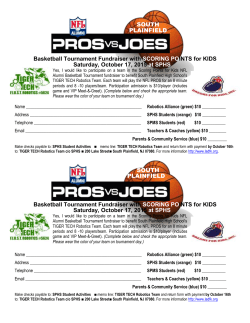 Saturday, October 17, 2015 at SPHS - SIGN-UP