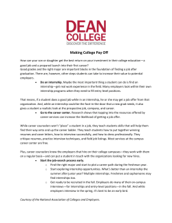 Making College Pay Off