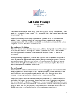 Lab Sales Strategy - Clinical Laboratory Sales Training
