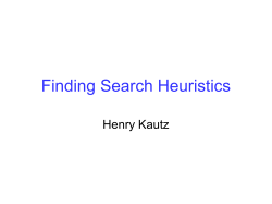 lecture on heuristics