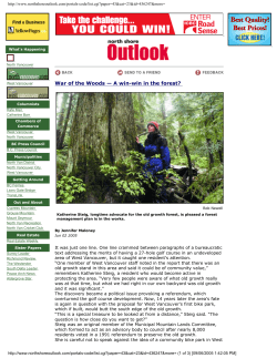 2005-06-02 War of the Woods &ndash; A win win in the forest