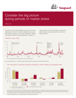 Consider the big picture during periods of market stress