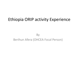 OHCEA Research Innovation Project