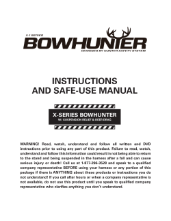 instructions and safe-use manual