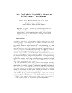 Nash Equilibria for Reachability Objectives in Multi