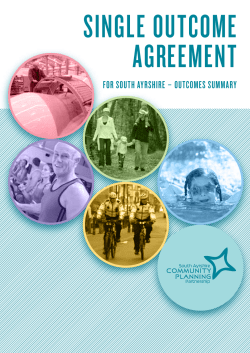 single outcome agreement