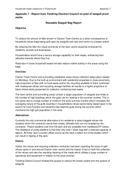 Appendix 7 - Report from Tendring Disctrict Council on