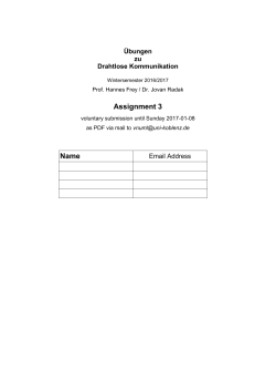 Assignment 3