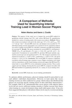 A Comparison of Methods Used for Quantifying