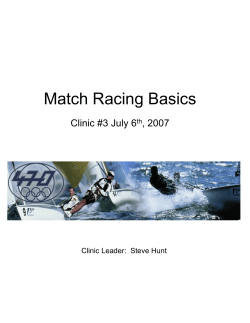 Match Racing Basics