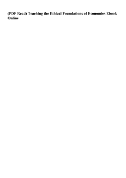 (PDF Read) Teaching the Ethical Foundations of