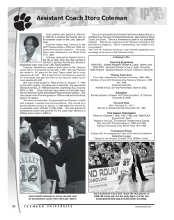 Assistant Coach Itoro Coleman