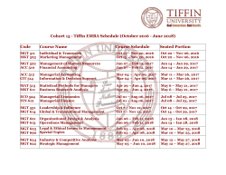 Cohort 15 - Tiffin Executive MBA