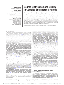 Degree Distribution and Quality in Complex Engineered Systems